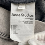 【タグ付】 Acne Studios アクネストゥディオズ / Blurred Logo Sweatshirt 短丈 スウェット ロゴ Faded Grey 23AW 参考定価：59,000+tax SIZE:S