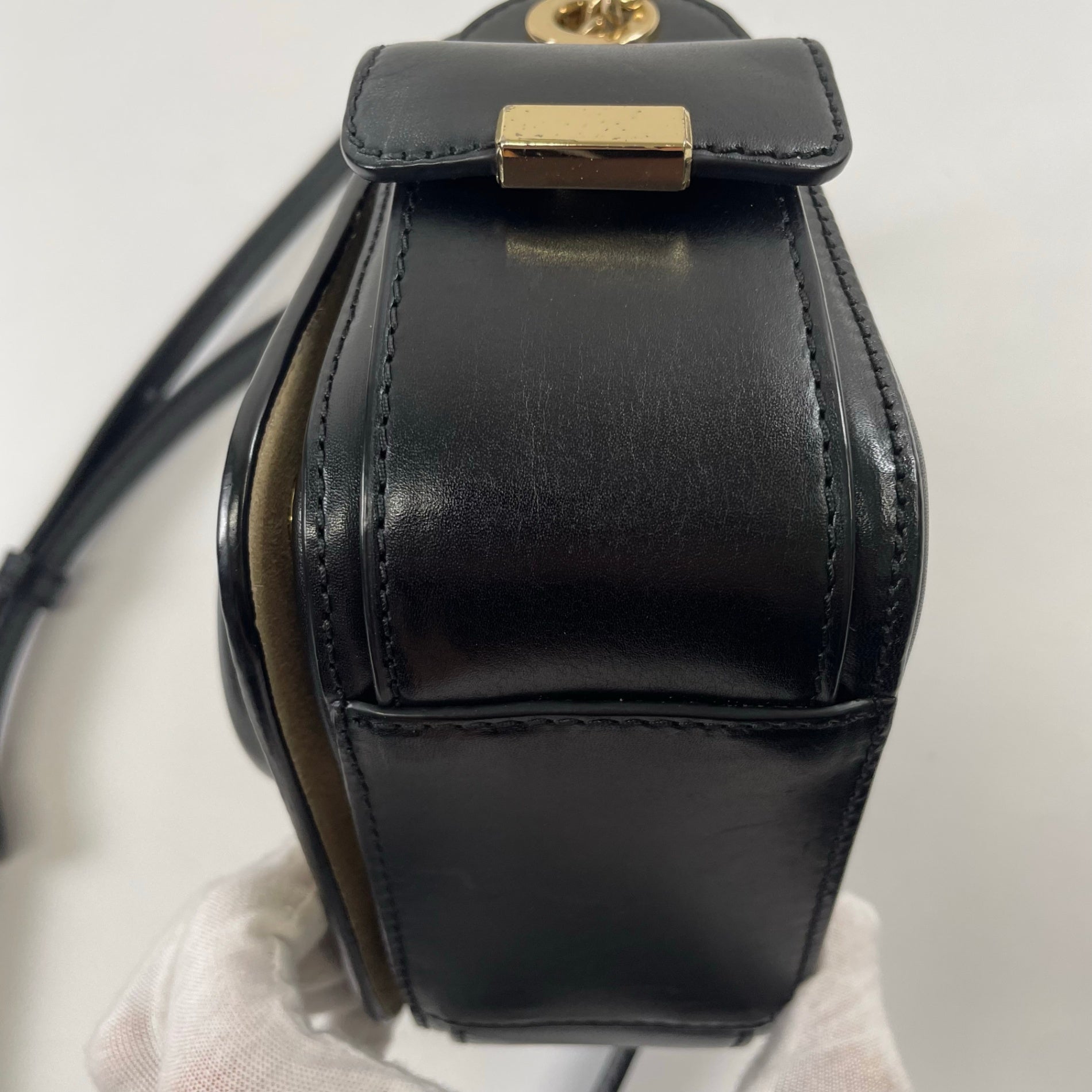MICHAEL MICHAEL KORS / チェーンショルダー カメラバッグ ブラック 参考定価：42,000程度