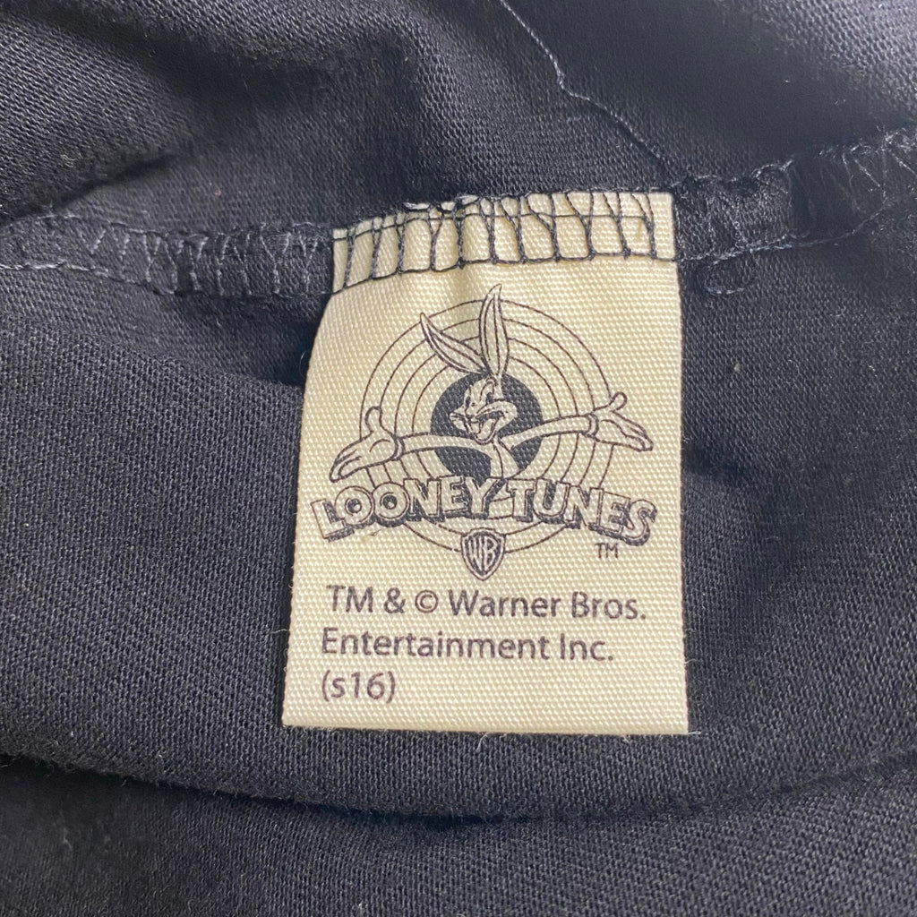 【極美品】 vanson × Looney tunes / BUGS BUNNY L/S TEE バッグス バニー looney tunes ブラック SIZE:L